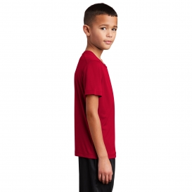 Sport-Tek YST420 Youth Posi-UV Pro Tee - True Red