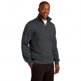 Sport-Tek ST253 1/4-Zip Sweatshirt - Graphite Heather | Full Source