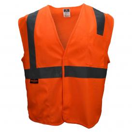 Radians SV2OS Type R Class 2 Economy Solid Safety Vest - Orange