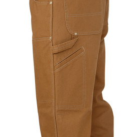 Tough Duck WP03 Loose Fit Washed Duck Double Front Pants - Brown