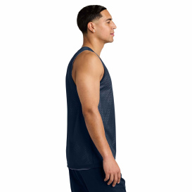 Sport-Tek ST5000 PosiCharge Reversible Mesh Tank - True Navy/White