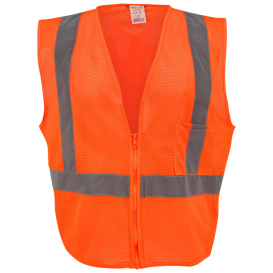 Full Source US2OM19 Type R Class 2 Mesh Safety Vest - Orange