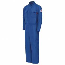 Bulwark FR QC22 iQ Series Men\'s Midweight Mobility Coveralls - Royal Blue