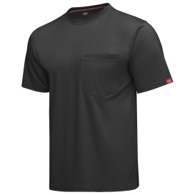 Red Kap TKM2 Cooling Short Sleeve Pocket T-Shirt - Black