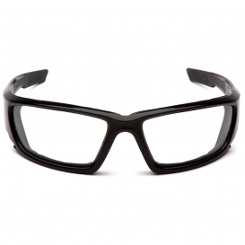Venture Gear VGSB1010DTB Brevard Eyewear - Black Foam Lined Frame - Clear Anti-Fog Lens