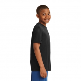 Sport-Tek YST350 Youth PosiCharge Competitor Tee - Black | Full Source