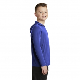 Sport-Tek YST358 Youth PosiCharge Competitor Hooded Pullover - True Royal