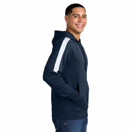 Sport-Tek ST255 Sport-Wick Fleece United Pullover Hoodie - Navy/White