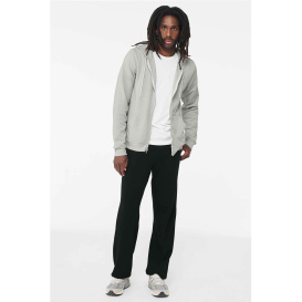 Bella + Canvas BC3725 Unisex Sponge Fleece Straight Leg Sweatpants - Black
