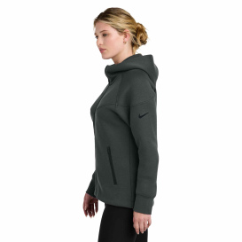 Nike NKFQ4798 Ladies Tech Fleece Full-Zip Hoodie - Anthracite Heather