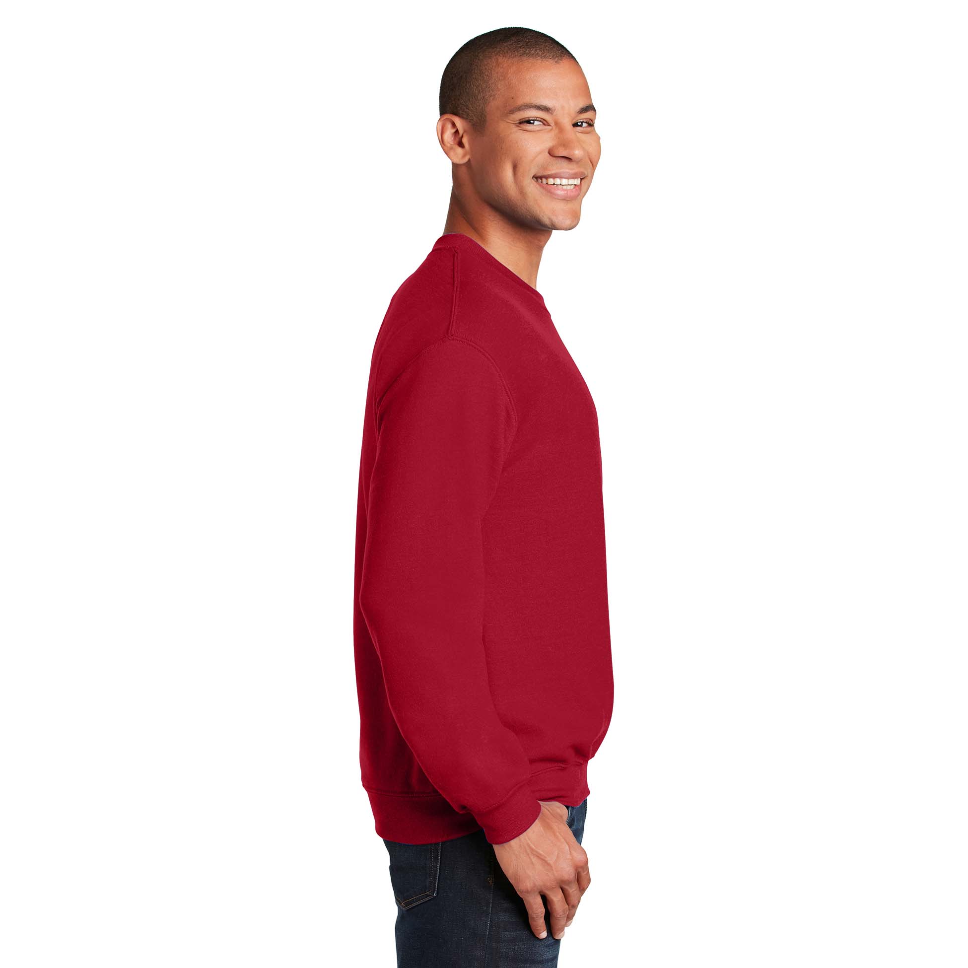 Gildan 18000 Heavy Blend Crewneck Sweatshirt - Cherry Red | Full Source