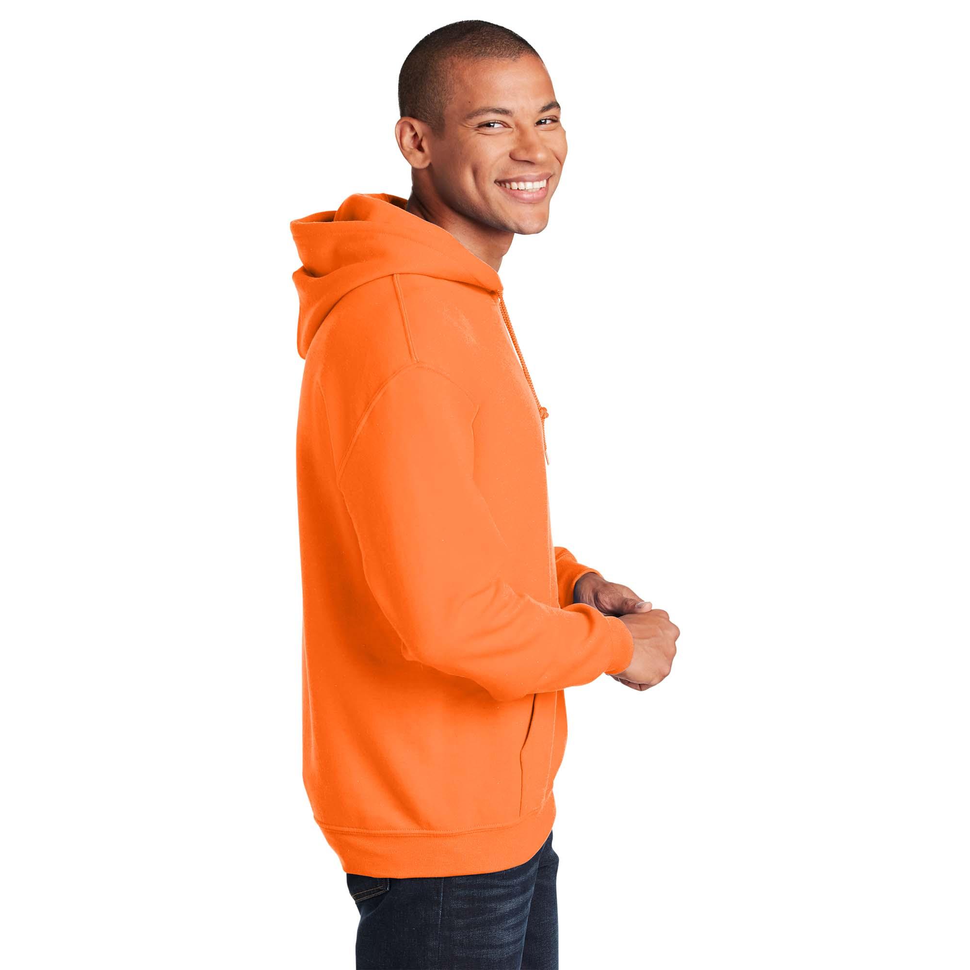 Gildan 18500 Heavy Blend Hooded Sweatshirt S. Orange Full Source