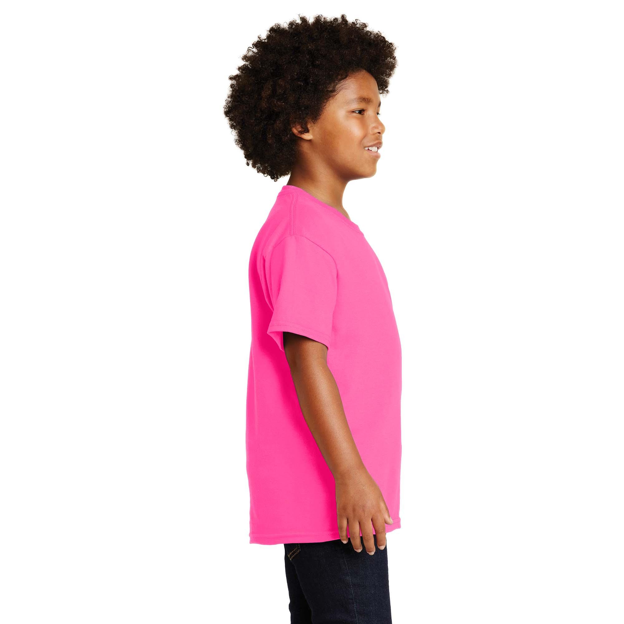 Gildan 2000B Youth Ultra Cotton 100% US Cotton T-Shirt - Safety