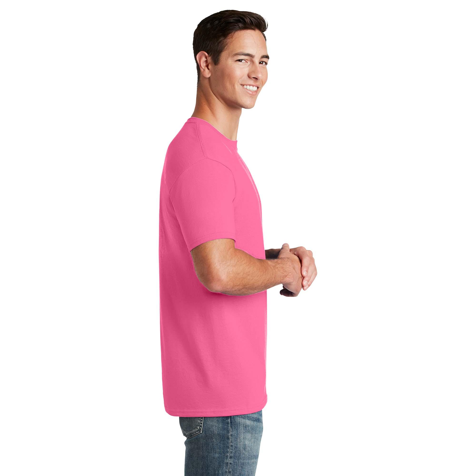 Hot Pink Mama Varsity Puff Vinyl Dri-Power 50/50 Tee | Wholesale Accessory Market 2XL / Neon Pink - J