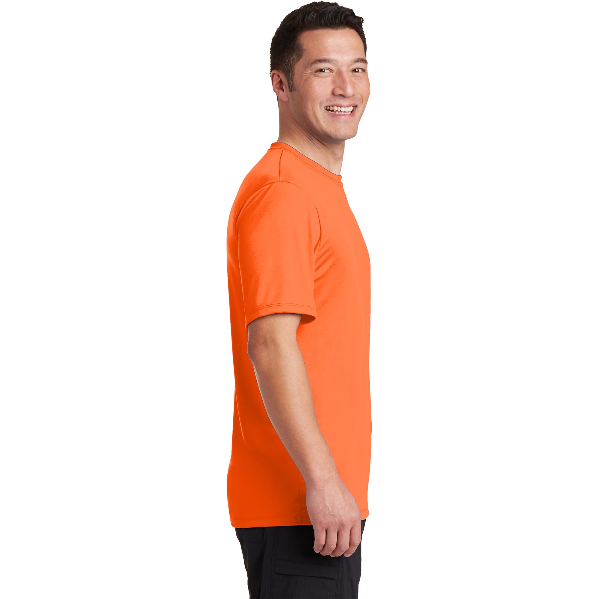 Hanes 4820 Cool Dri Performance TShirt Safety Orange