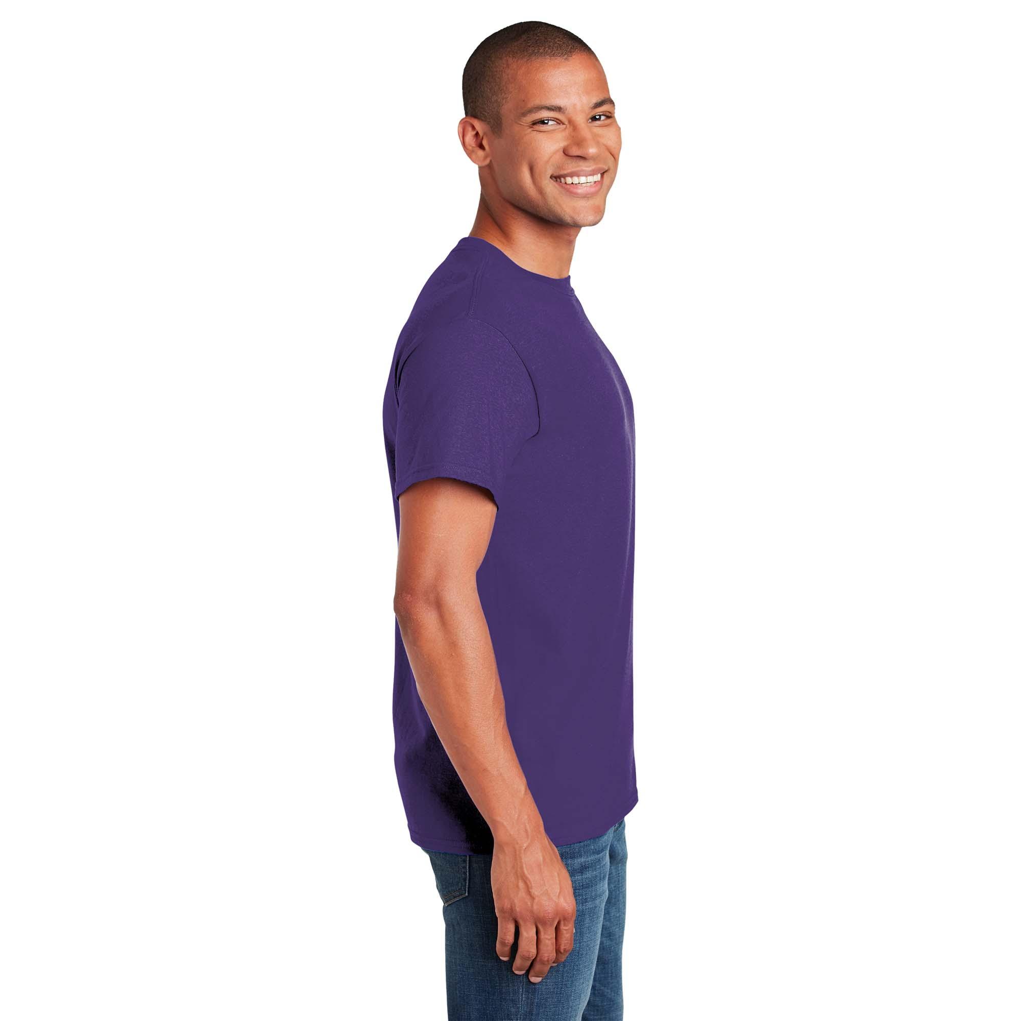 Best Basic Gildan G5000 100% Cotton Short Sleeve Tee - Lilac - XL