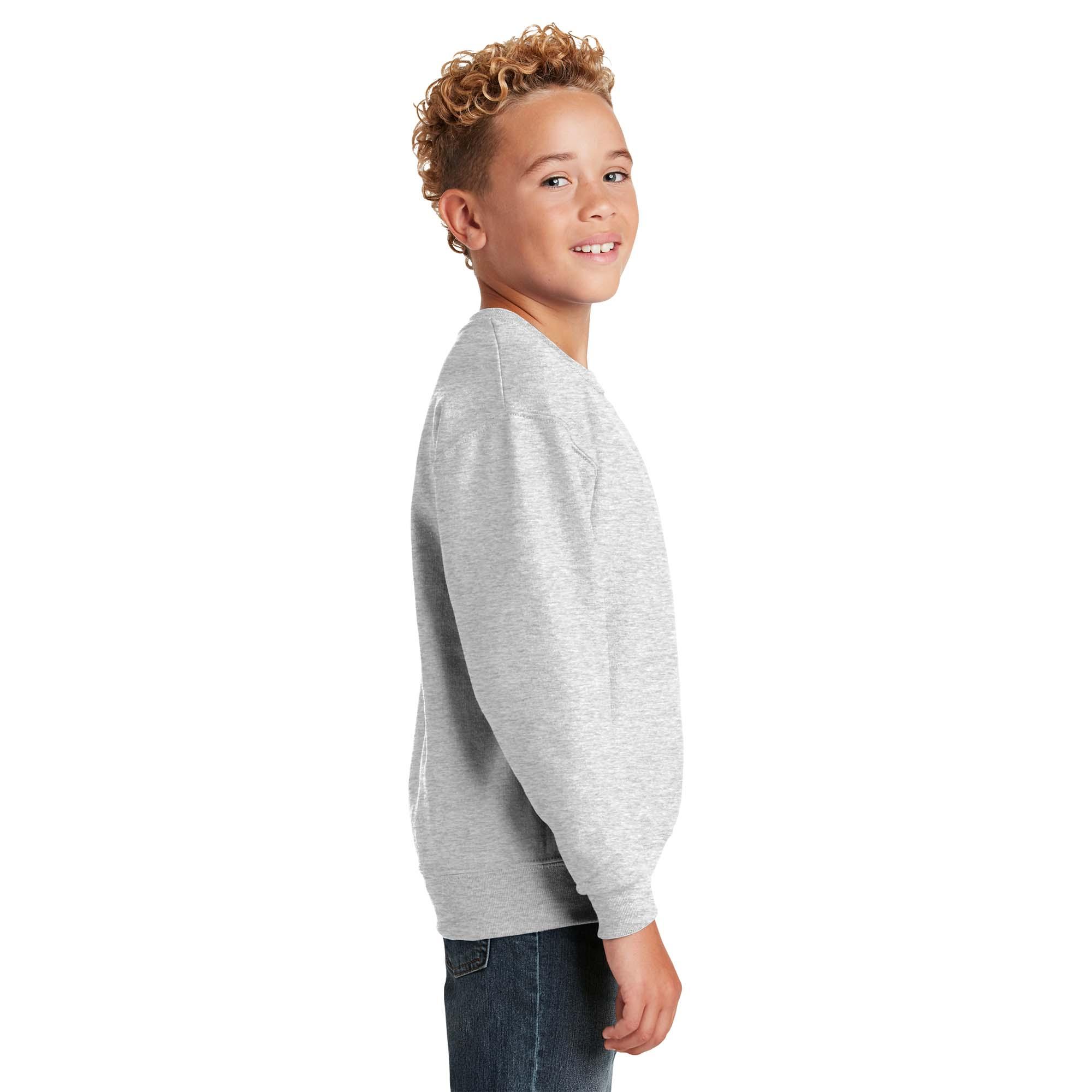 Creek Crew Neck Sweatshirt XL アッシュグレー Jerzees Men's 562MR Crew Neck Sweatshirt, Ash, Medium at Amazon