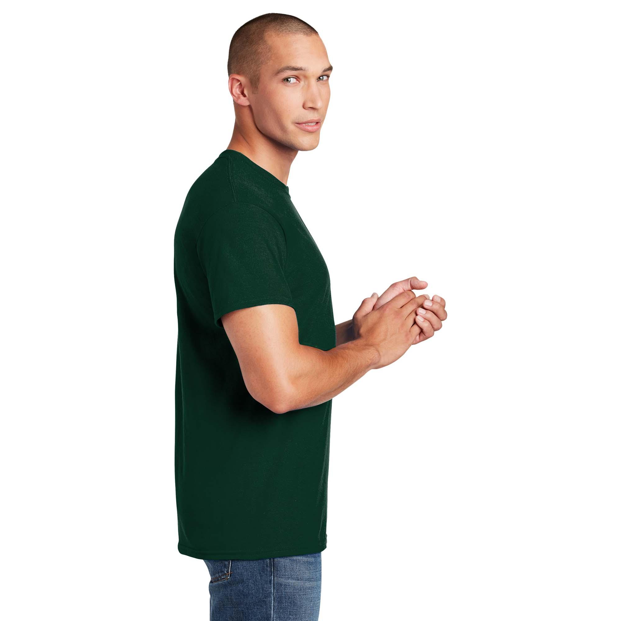 Gildan 8000 DryBlend T-Shirt - Forest Green | Full Source