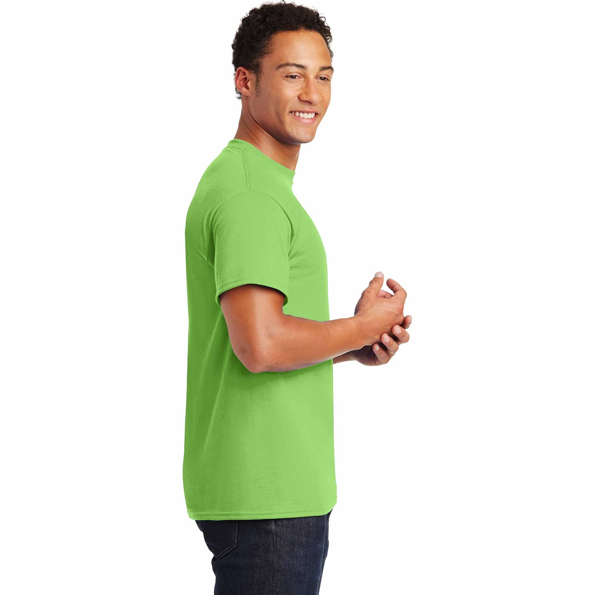 Gildan 8000 DryBlend T-Shirt - Lime | FullSource.com
