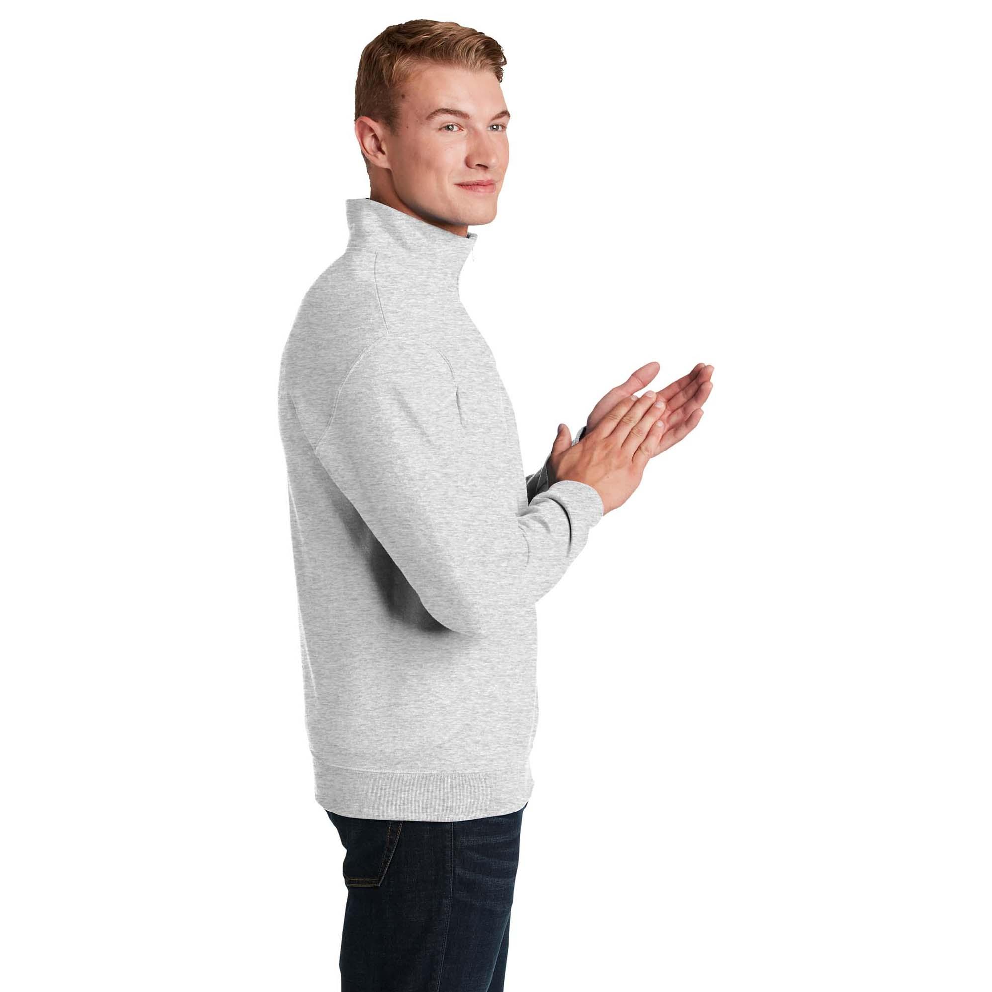 トップス isatomomomo Jerzees 995M NuBlend 1/4-Zip Cadet Collar Sweatshirt
