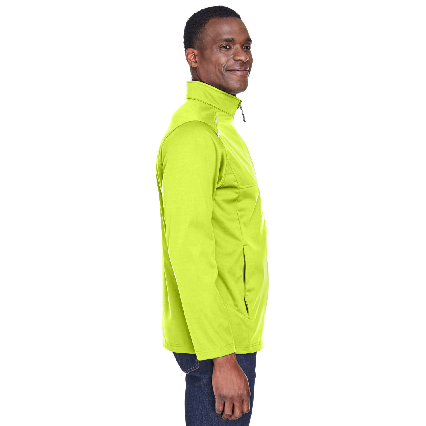 Core365 CE708 Men's Techno Lite Three-Layer Knit Tech-Shell Jacket