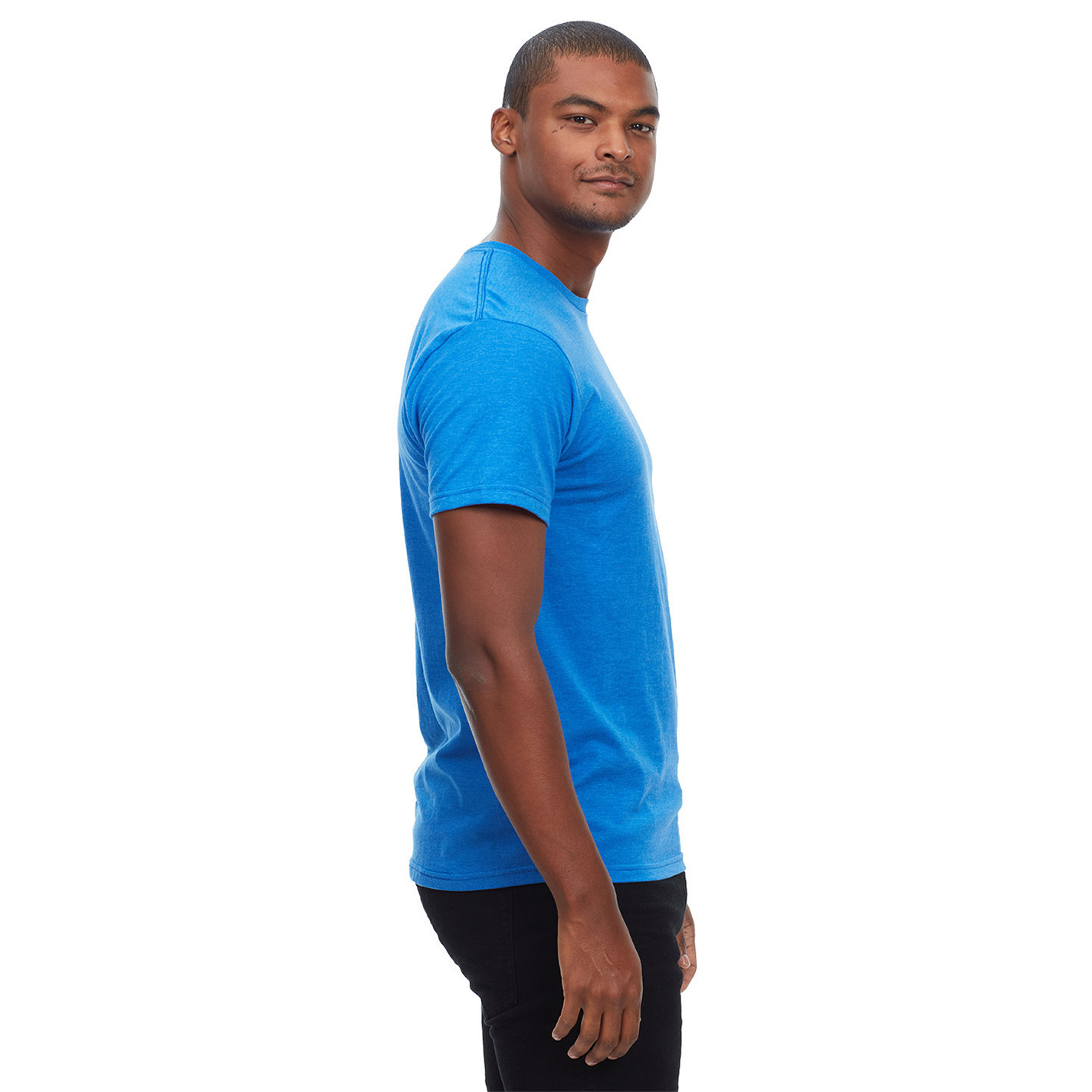 Threadfast T1001 Unisex Epic Collection CVC T-Shirt - Heather Royal ...