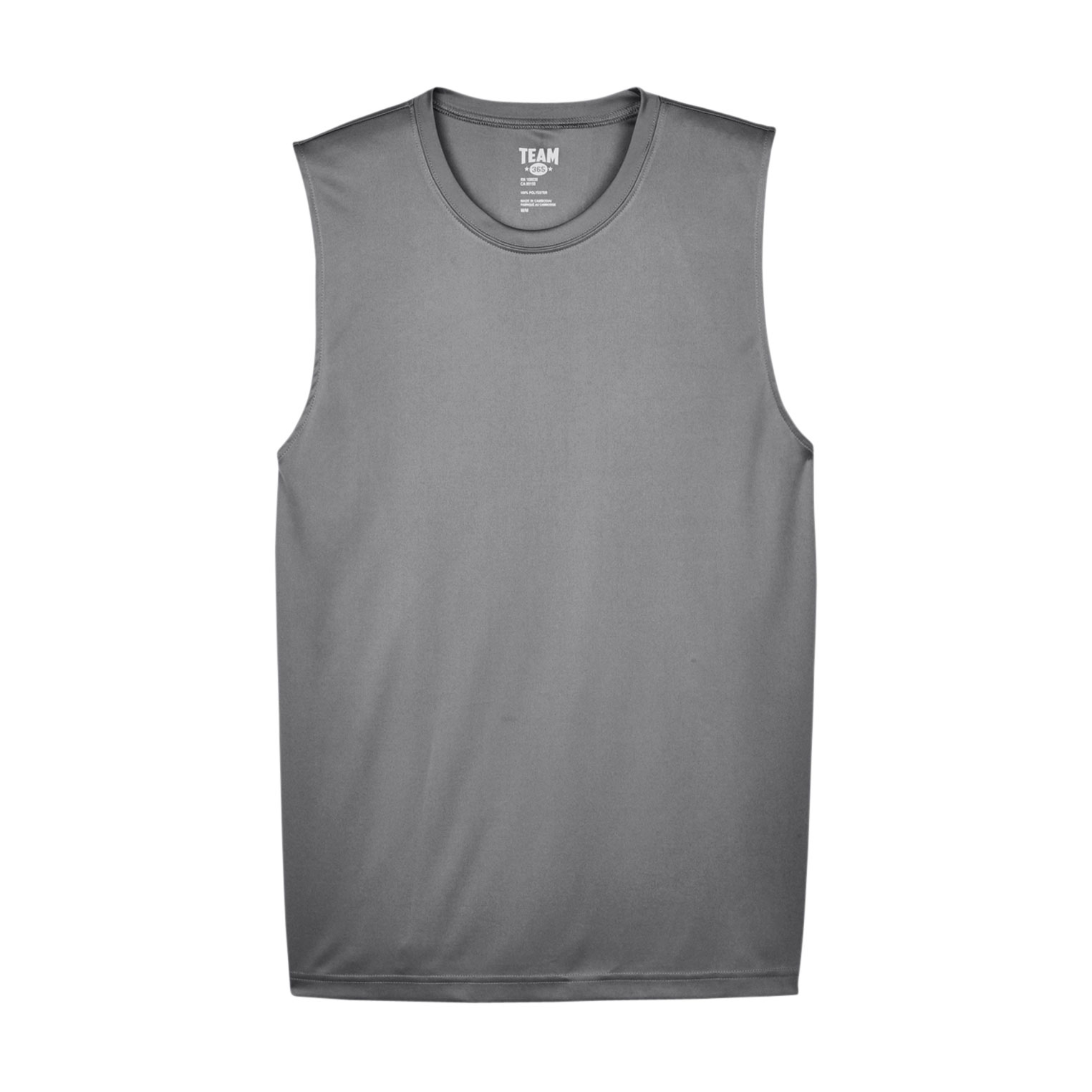 Team 365 TT11M Men's Zone Performance Muscle T-Shirt - Sport Graphite ...