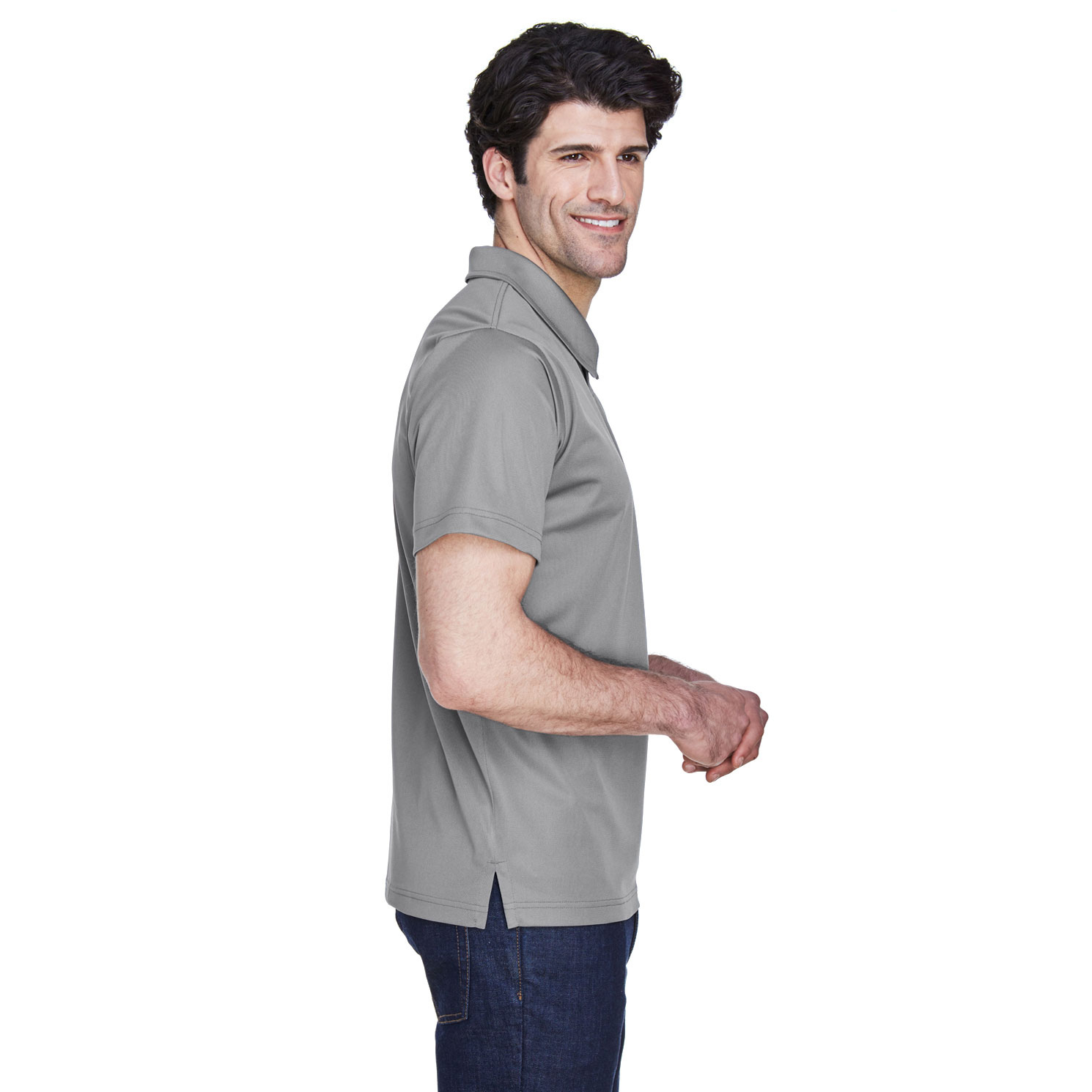 Team 365 TT21 Men's Command Snag Protection Polo - Sport Graphite ...