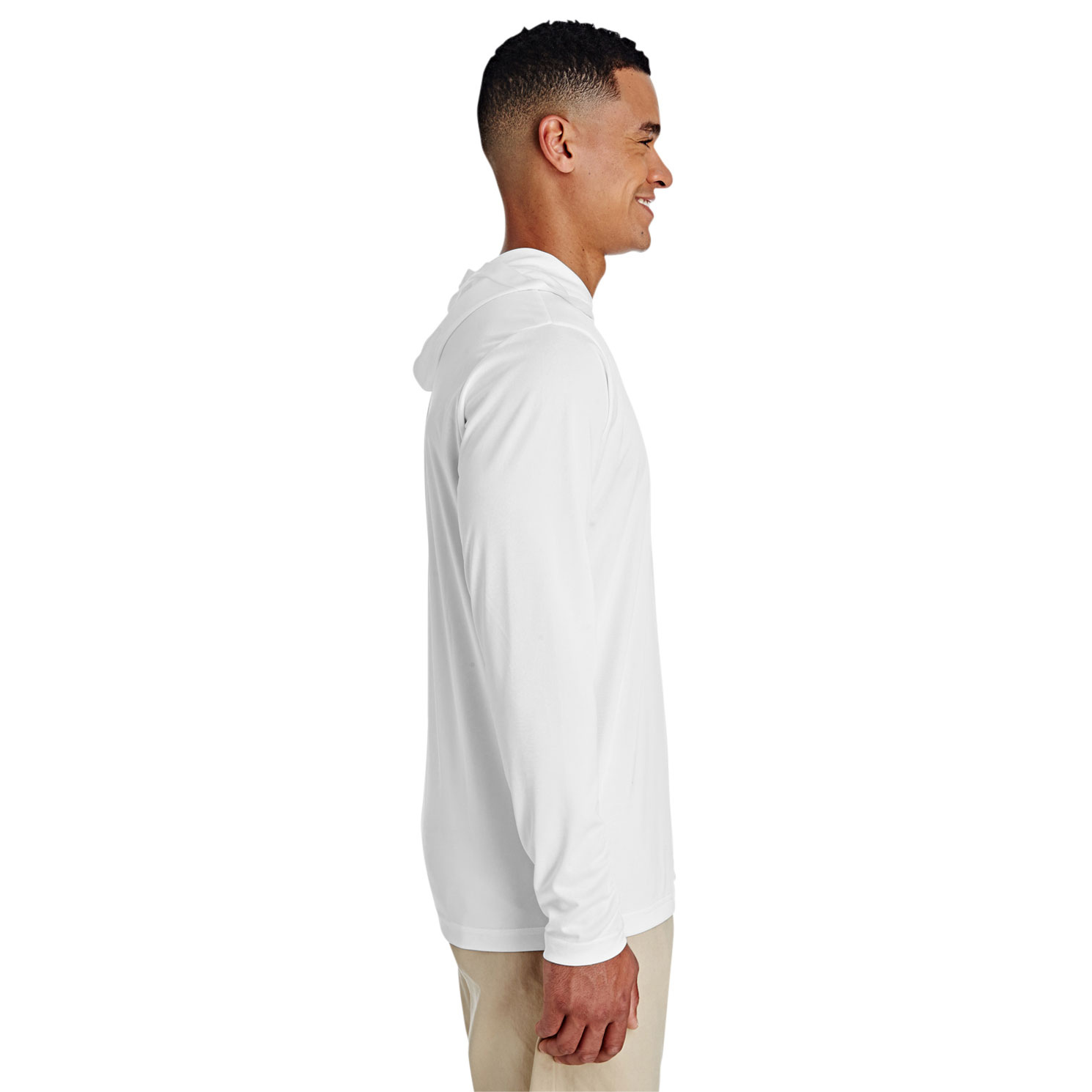 Team 365 TT41 Men's Zone Performance Hoodie - White | Full Source