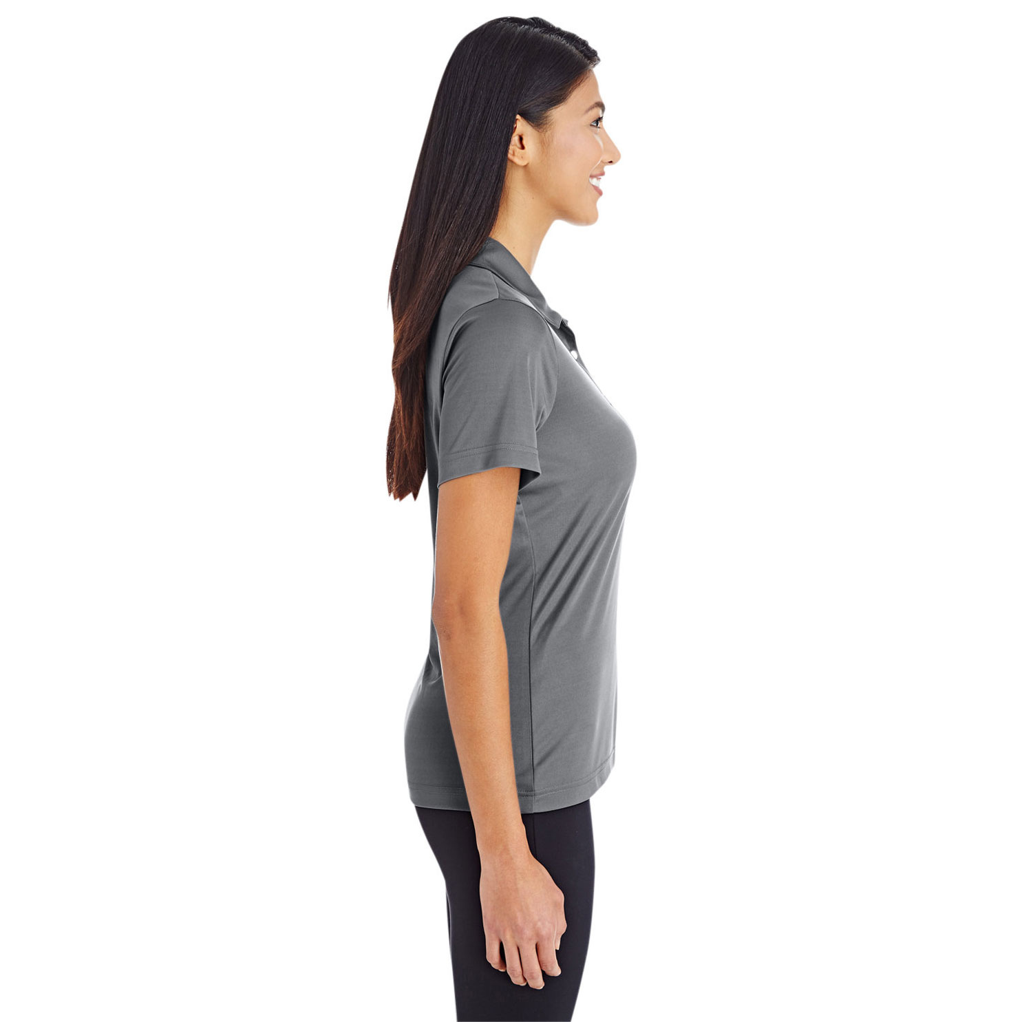 Team 365 TT51W Ladies Zone Performance Polo - Sport Graphite | Full Source