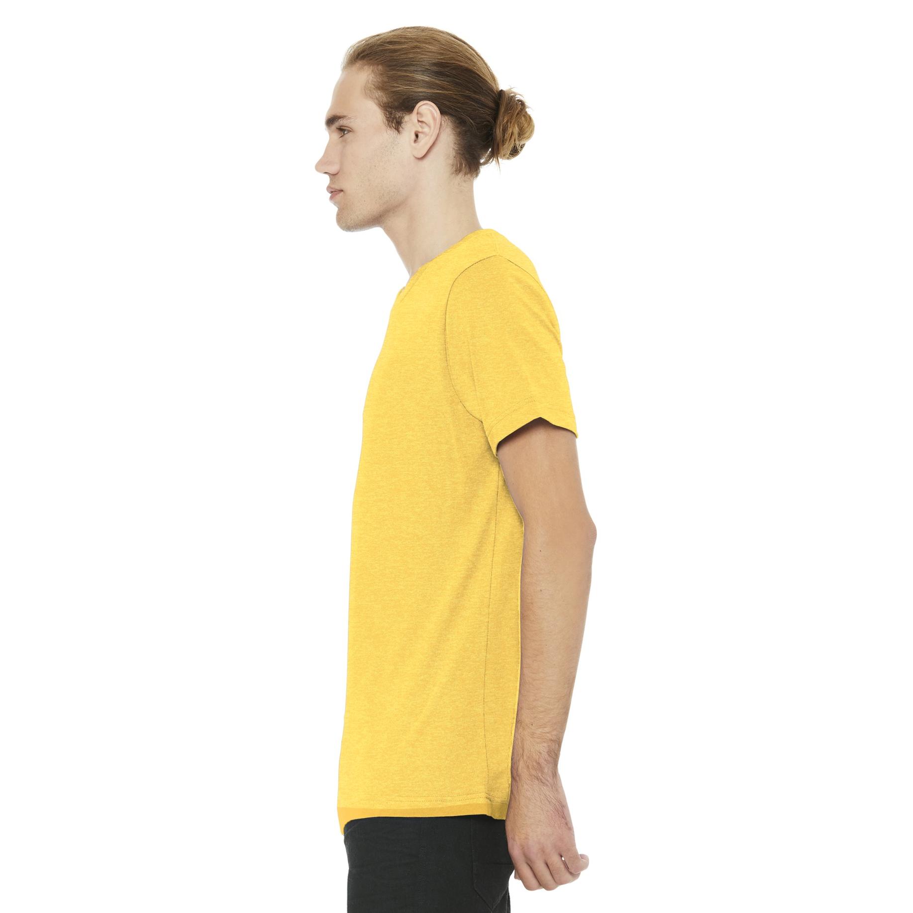 bella canvas heather yellow gold