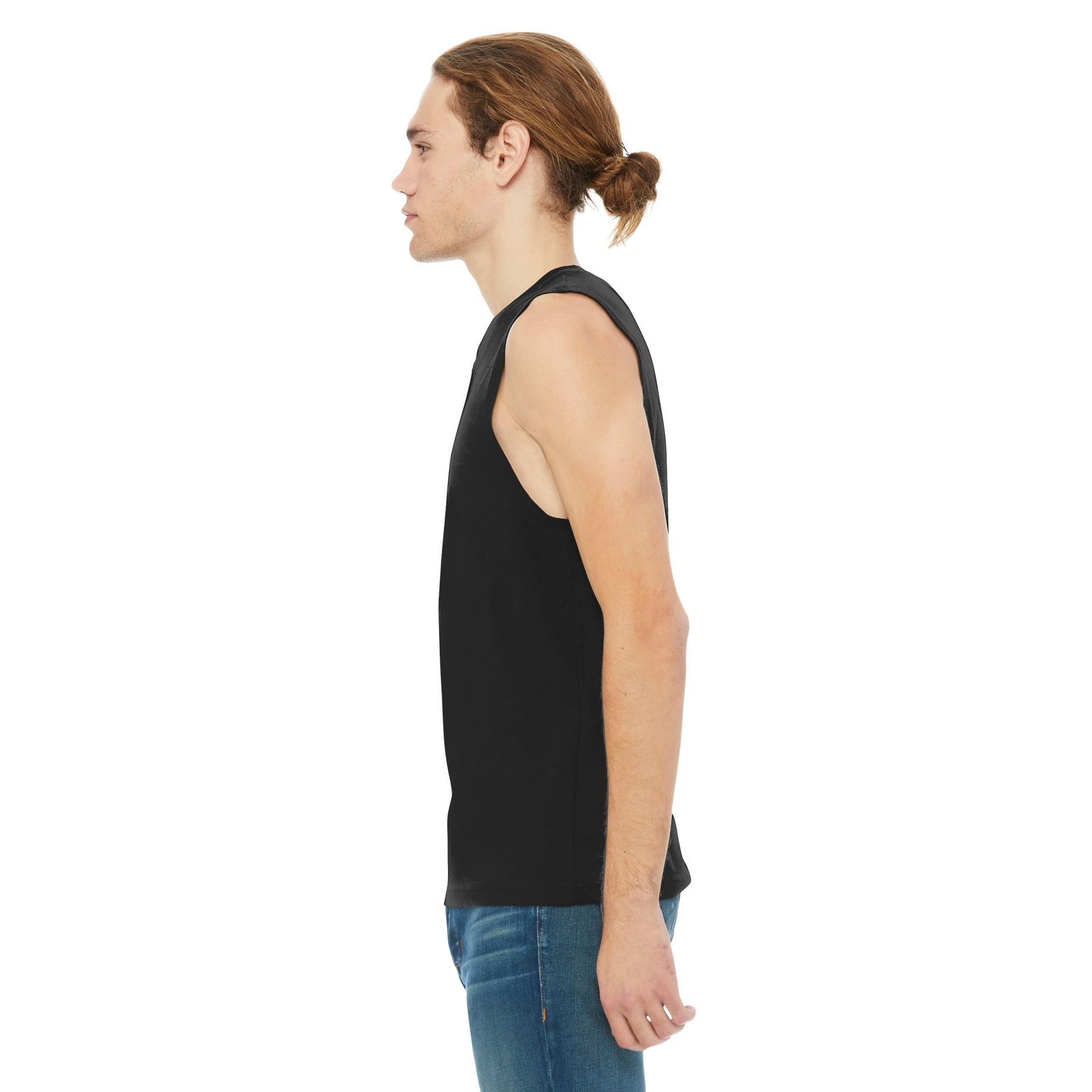 Bella Canvas BC3483 Unisex Jersey Muscle Tank Black