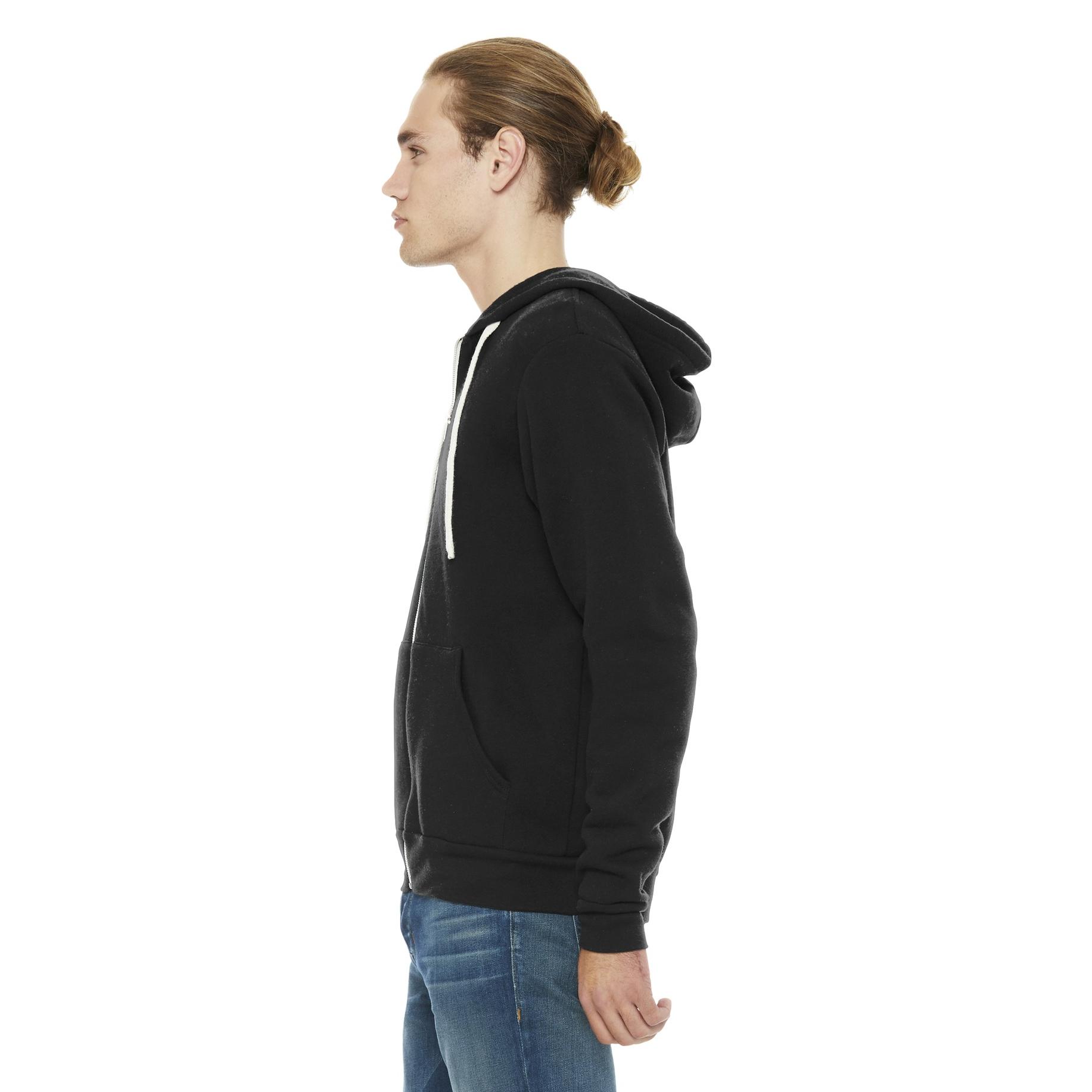 Bella + Canvas BC3909 Unisex Triblend Sponge Fleece Full-Zip Hoodie ...