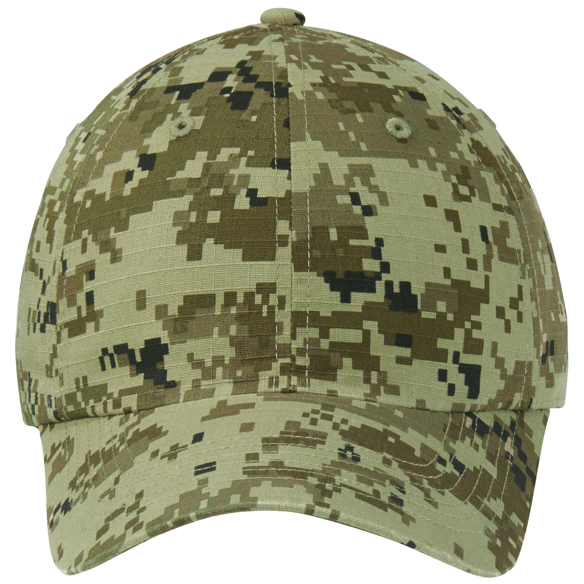 Port Authority C925 Digital Ripstop Camouflage Cap - Green Camo | Full ...