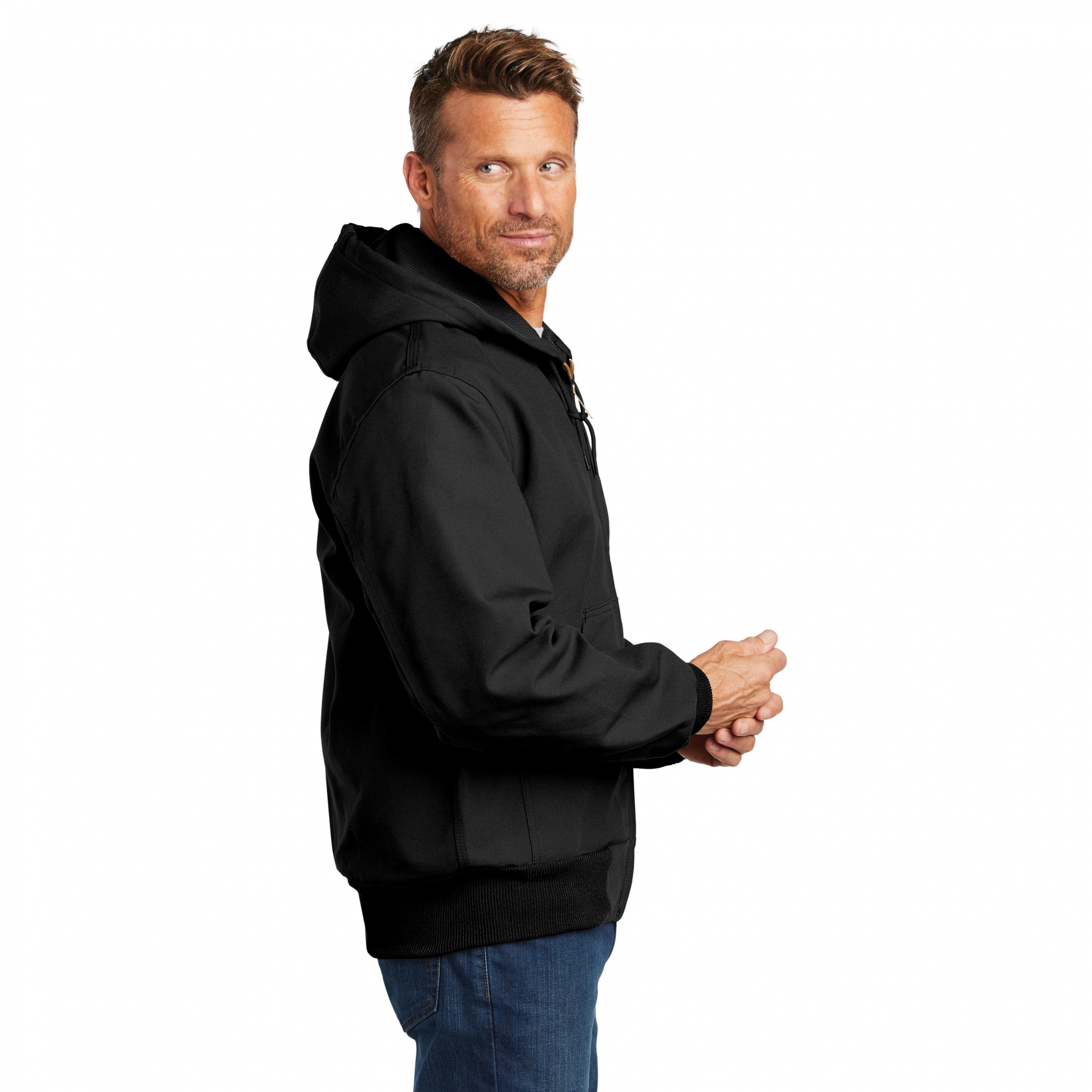 Men’ Carhartt Thermal Lined Black sale Jacket