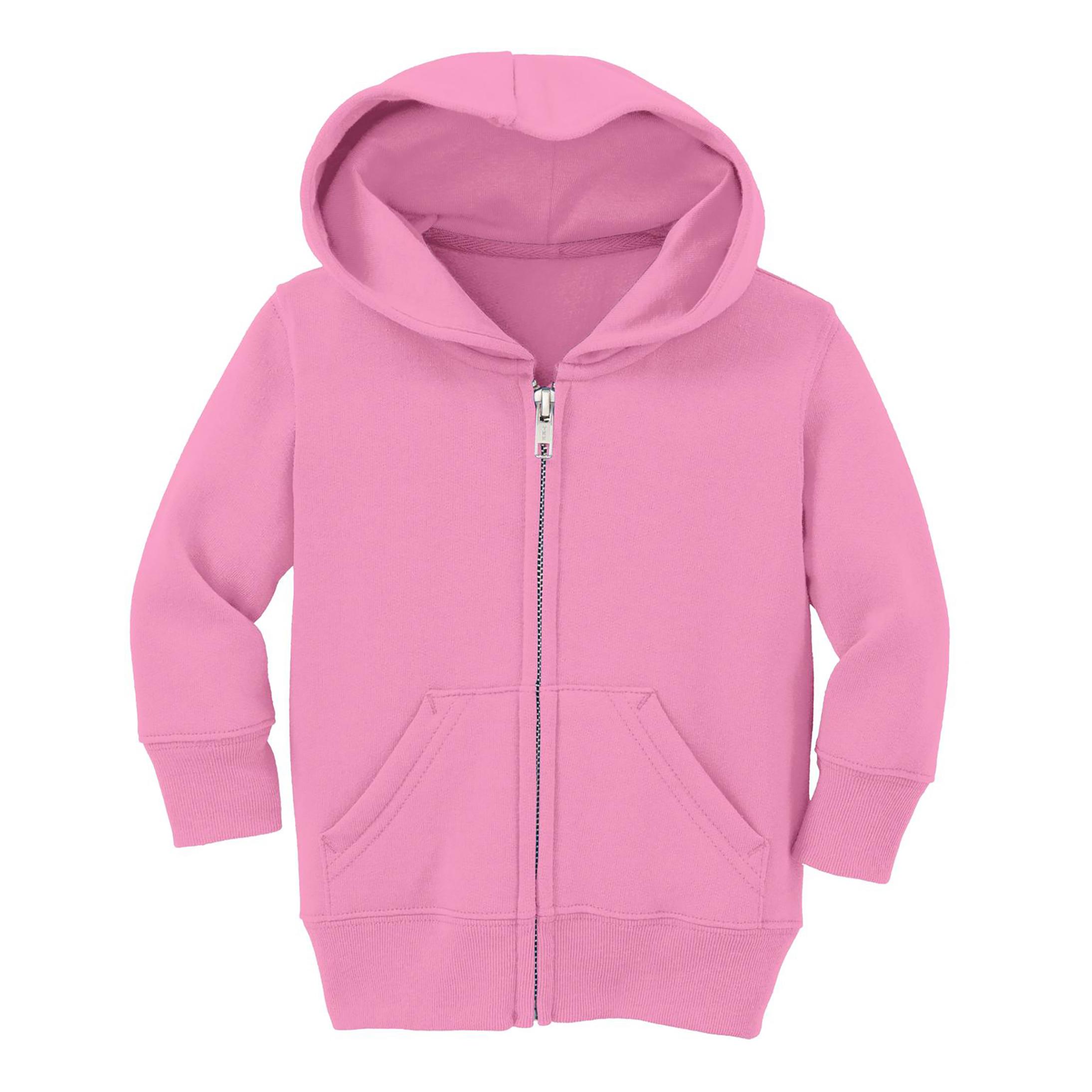 Port & Company CAR78IZH Infant Full-Zip Hooded Sweatshirt - Candy Pink ...