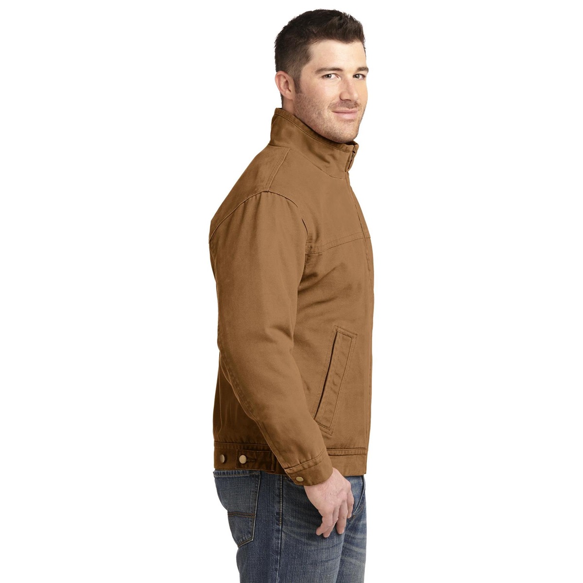 CornerStone CSJ40 Washed Duck Cloth Flannel-Lined Work Jacket - Duck ...