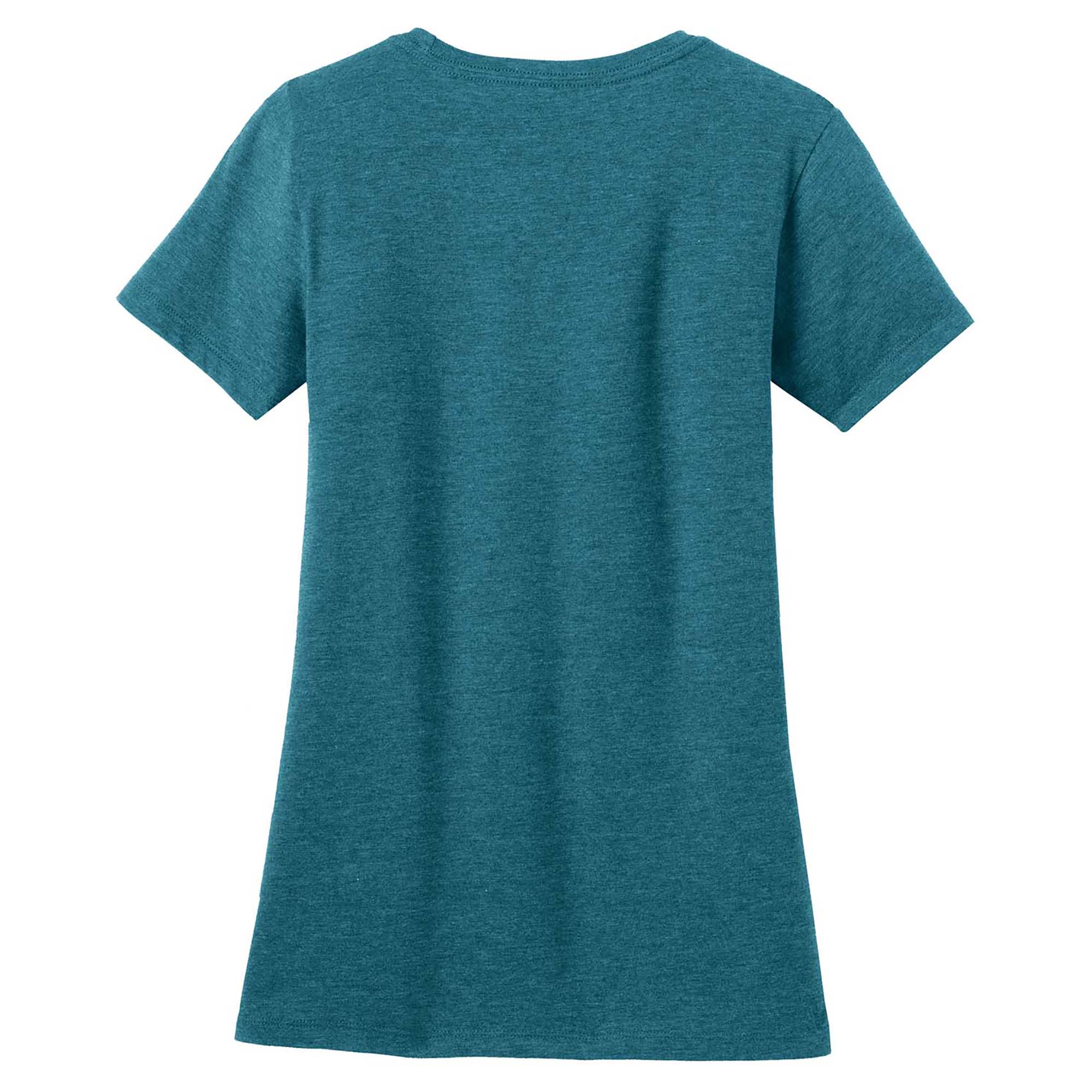 District DM108L Women's Perfect Blend Tee - Heathered Teal | FullSource.com