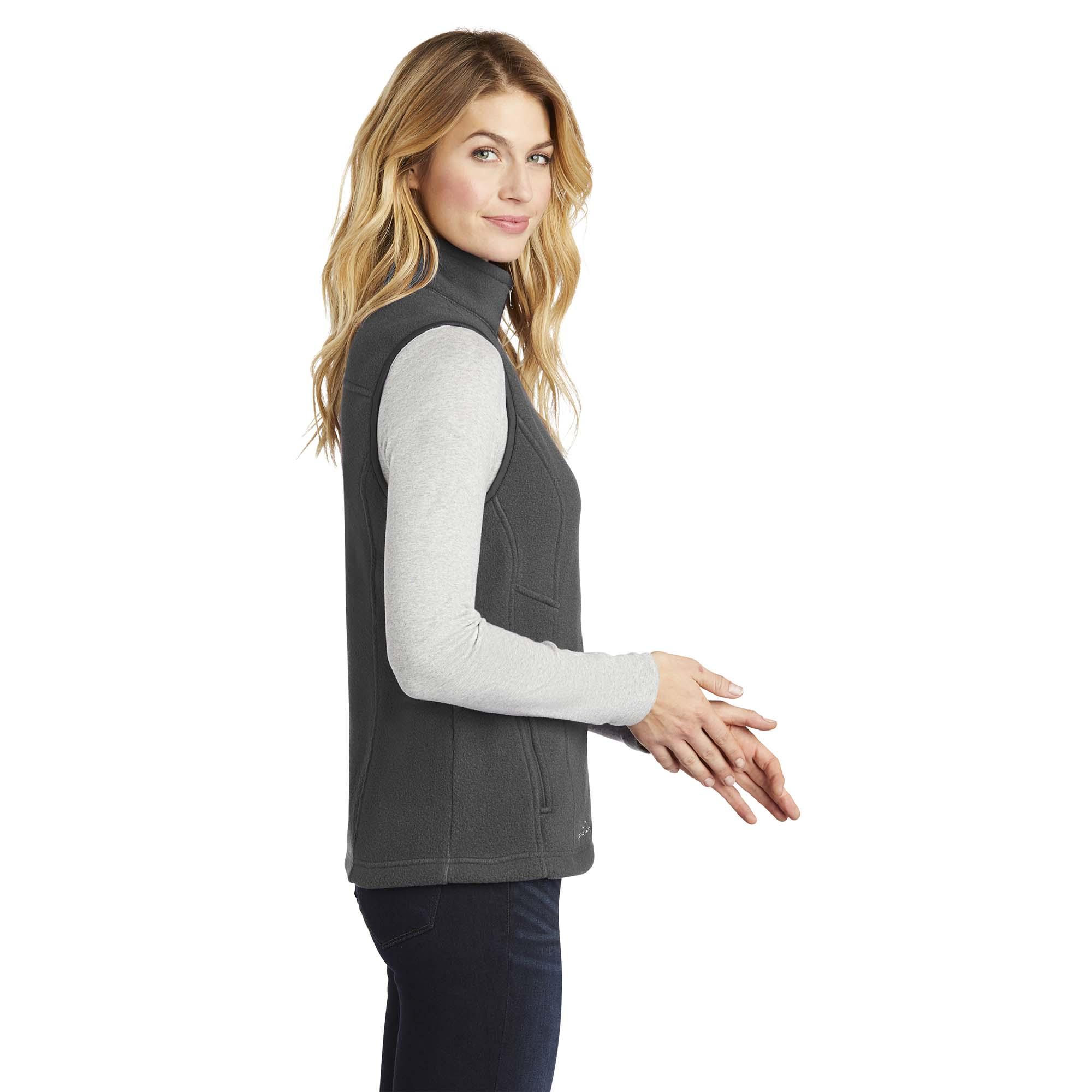 Eddie Bauer EB205 Ladies Fleece Vest - Grey Steel | Full Source