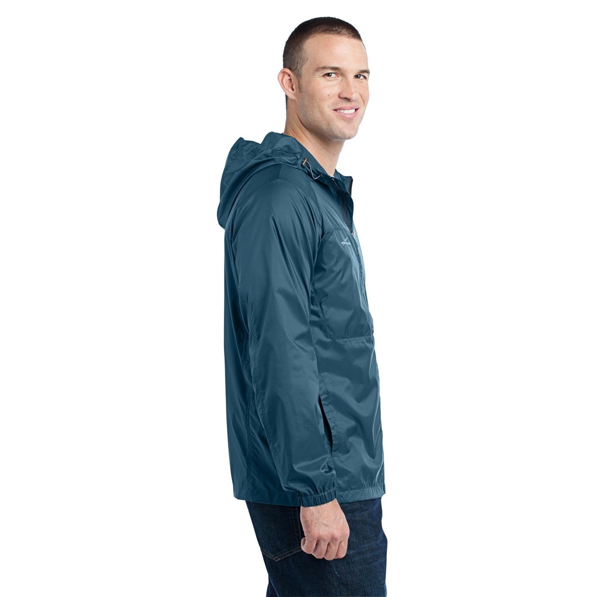 Eddie Bauer EB500 Packable Wind Jacket Adriatic Blue