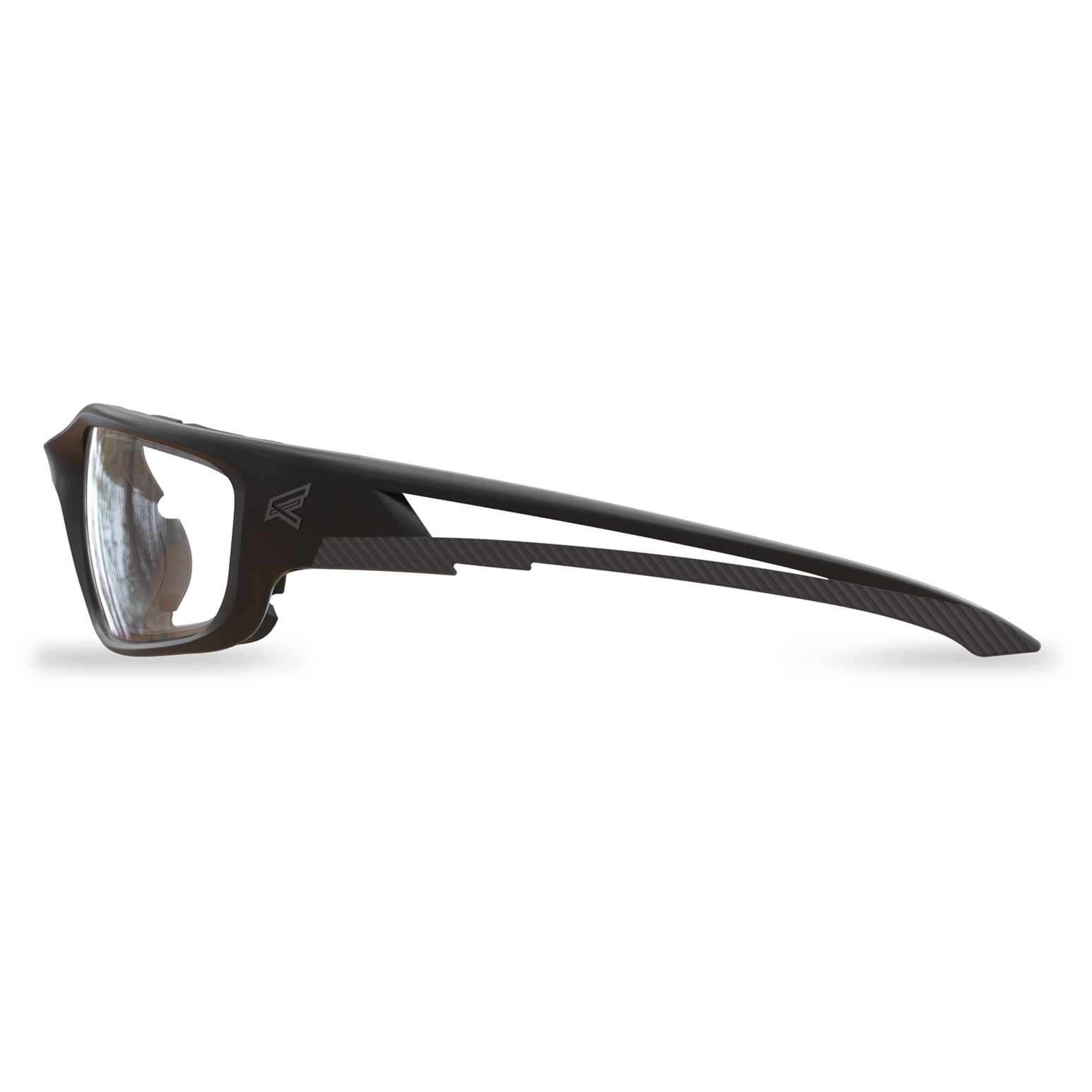 Edge GSK-XL111VS Kazbek XL Safety Glasses - Black Foam-Lined XL Frame ...