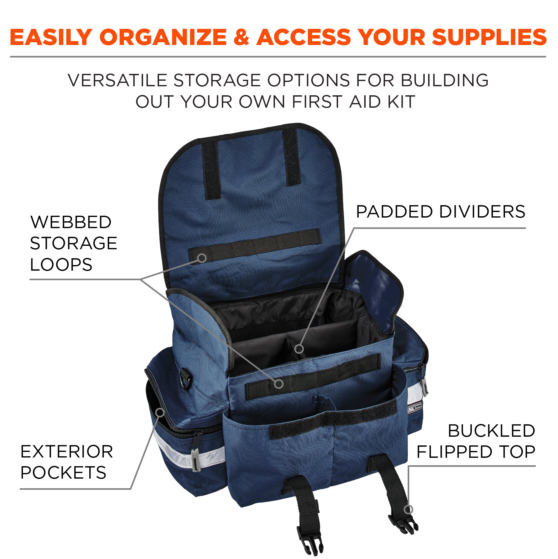 Ergodyne Arsenal 5210 Small Trauma Bag - Blue | Full Source