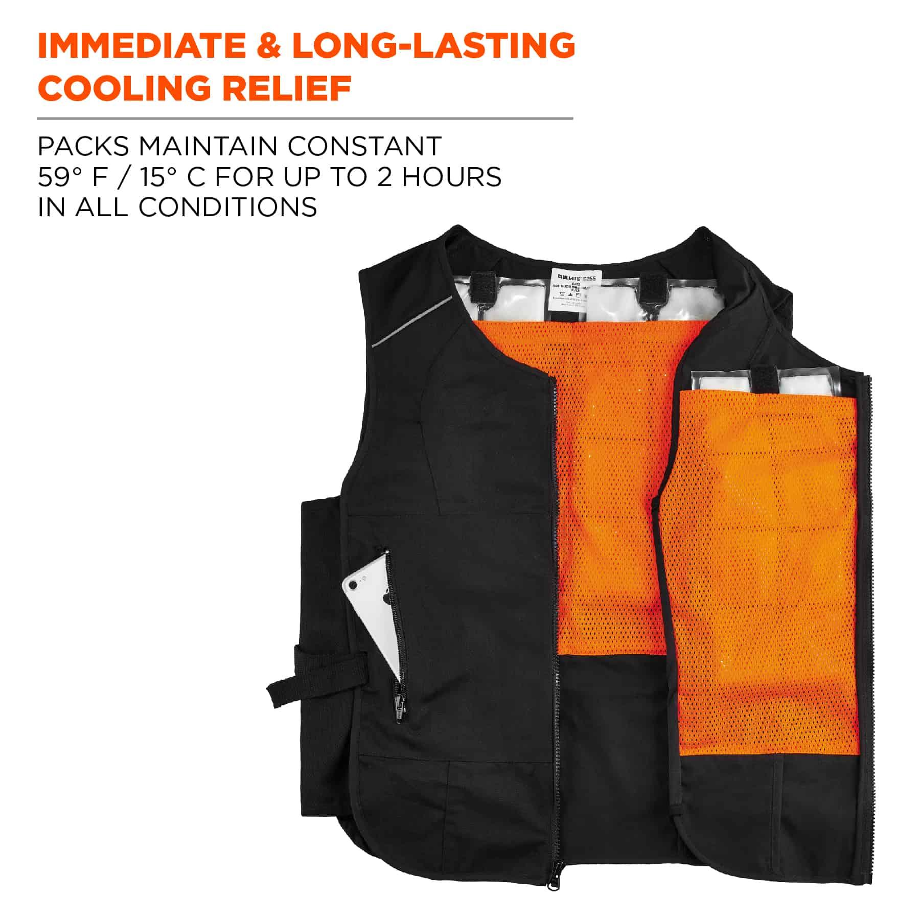 Ergodyne Chill-Its 6260 Lightweight Phase Change Cooling Vest with