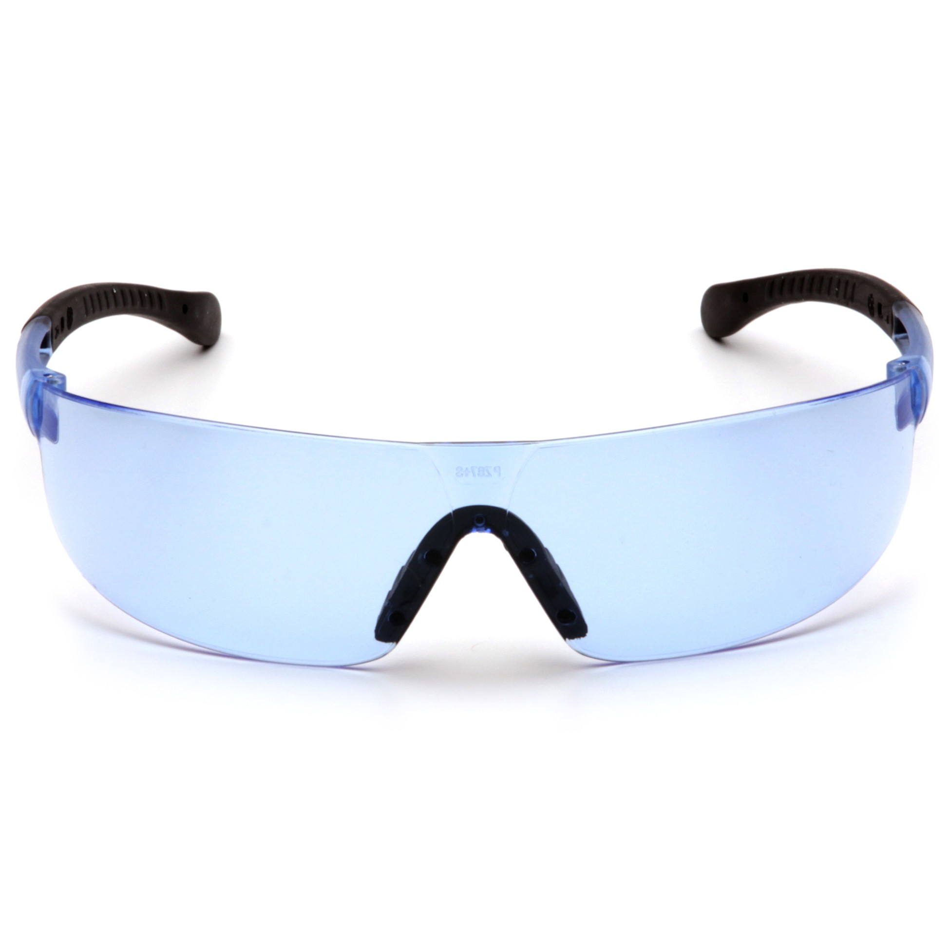 Black Temples Full Source Meshweaver Safety Glasses with Blue Lens