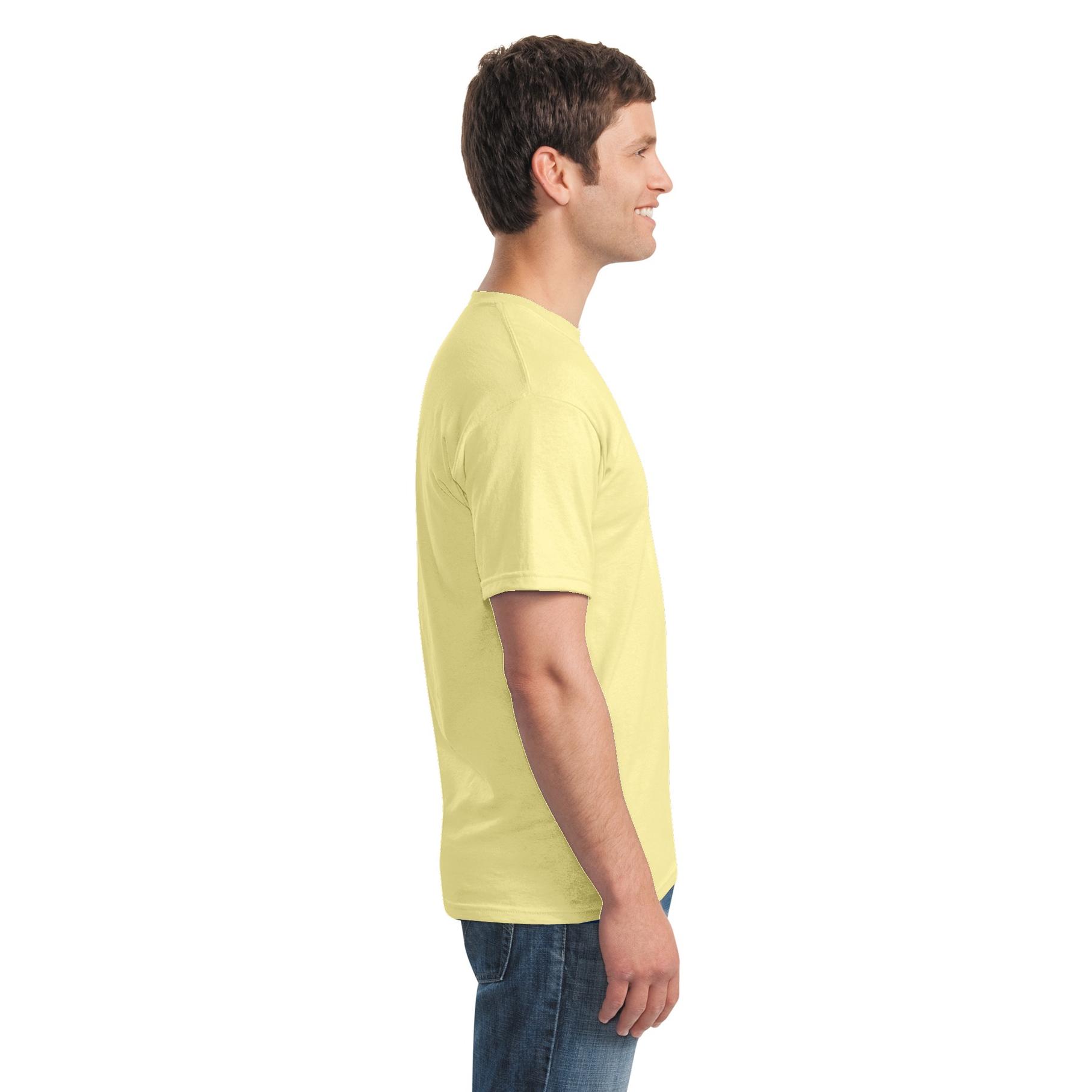 Gildan 5000 Heavy Cotton/Polyester T-Shirt - Cornsilk | FullSource.com