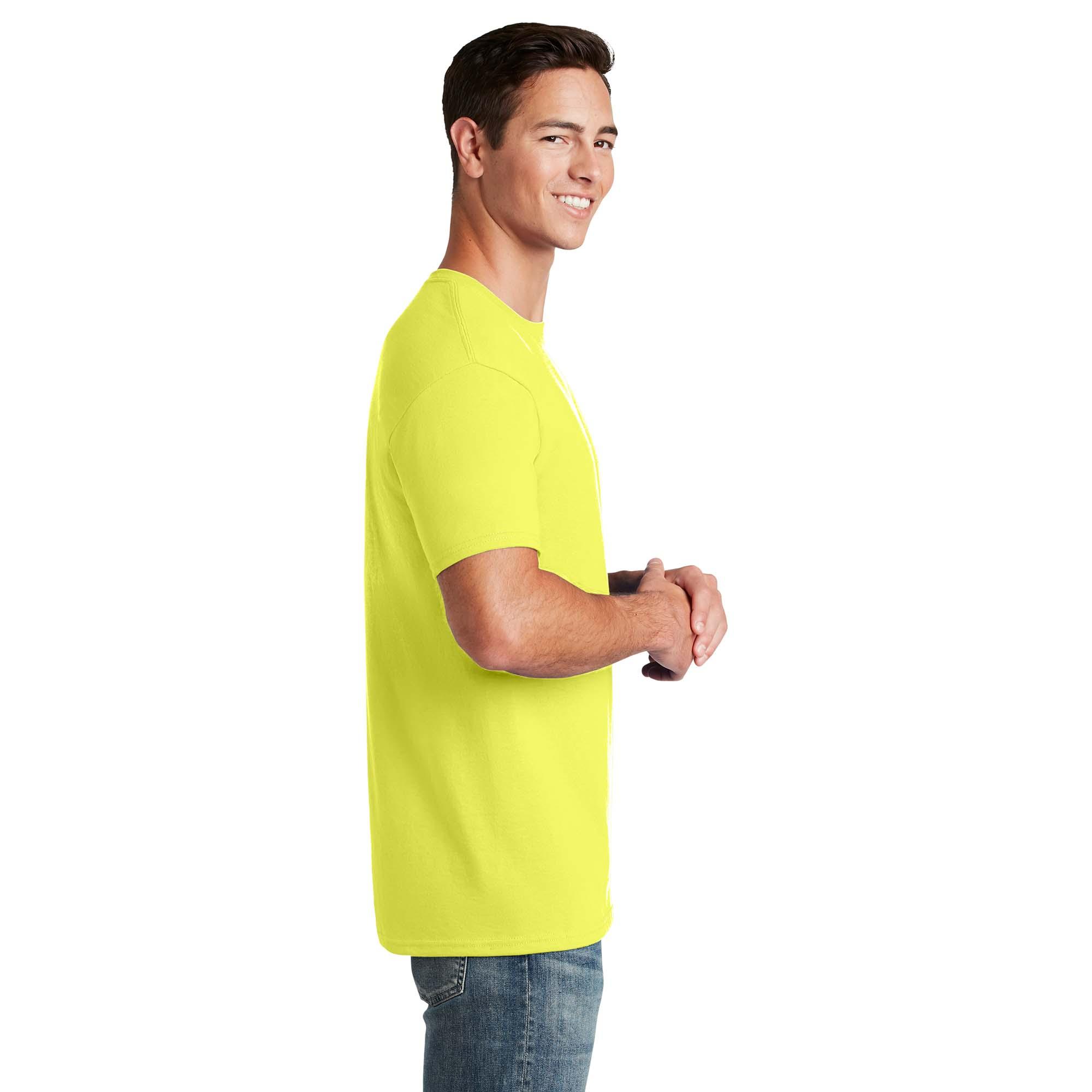 トップス needles track crew neck shirt yellow Jerzees 29M Dri-Power 50/50 Cotton/Poly T-Shirt - Neon