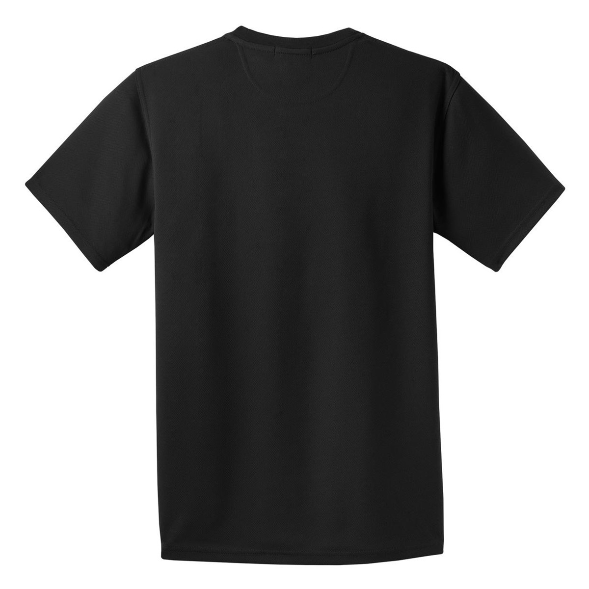 Sport-Tek K468 Dri-Mesh Short Sleeve T-Shirt - Black | FullSource.com