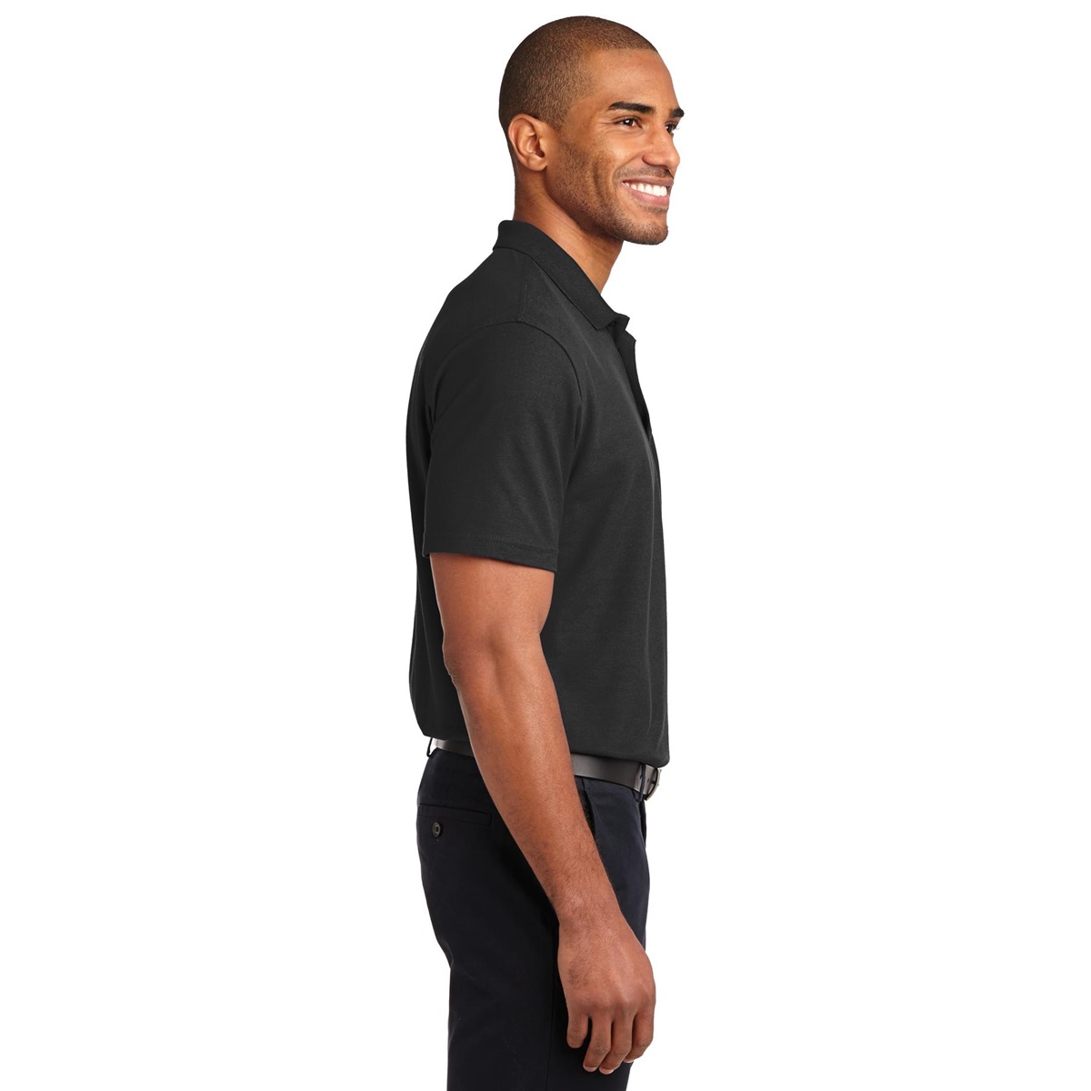 Port Authority K510 Stain-Resistant Polo - Black | Full Source
