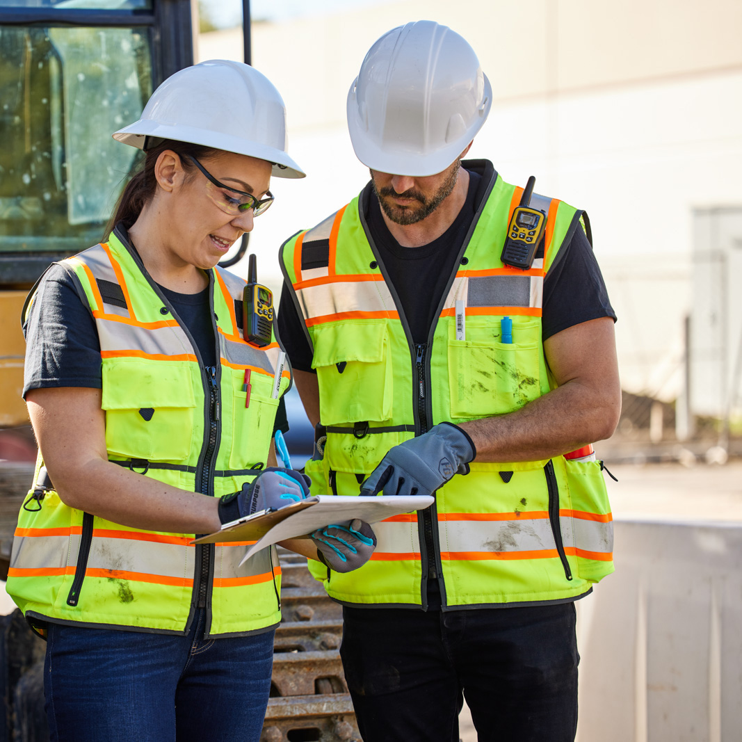 Kishigo 1823 Ultimate Construction Surveyor Safety Vest - Yellow