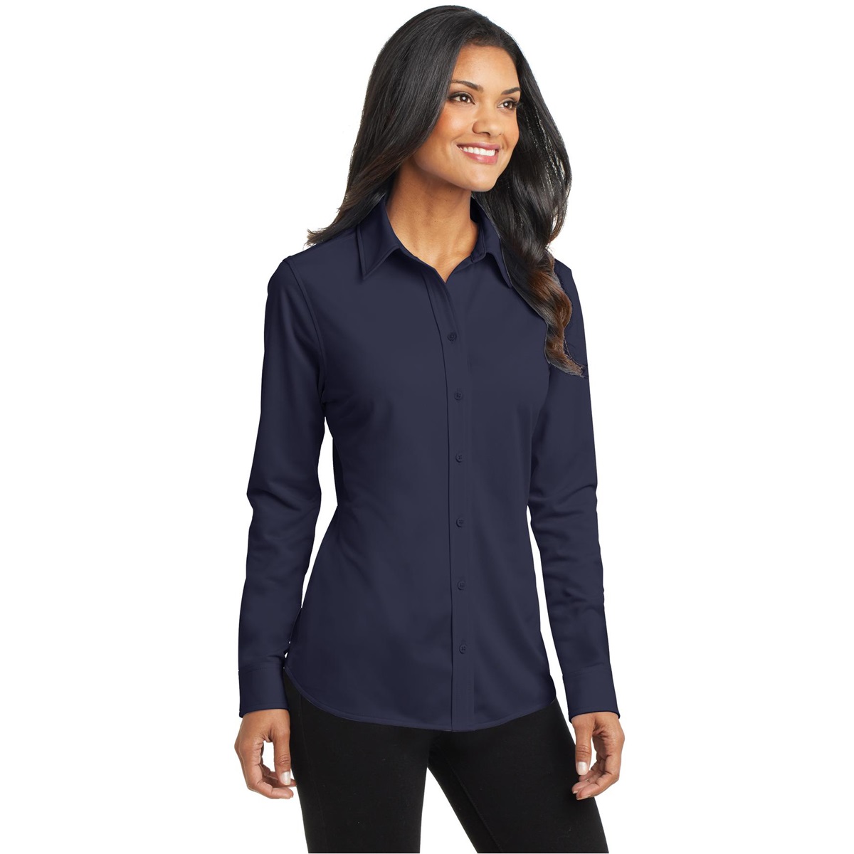 port authority dimension knit dress shirt